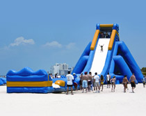 inflatable slide