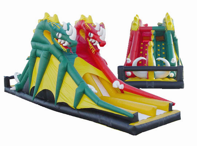 Dragon Inflatable Obstacle Course Bouncer