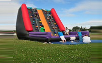inflatable rock wall
