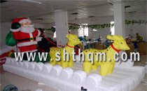 Inflatable santa claus