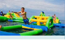 inflatable water bridge