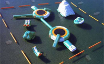 inflatable water park