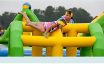 inflatable water bridge for water park